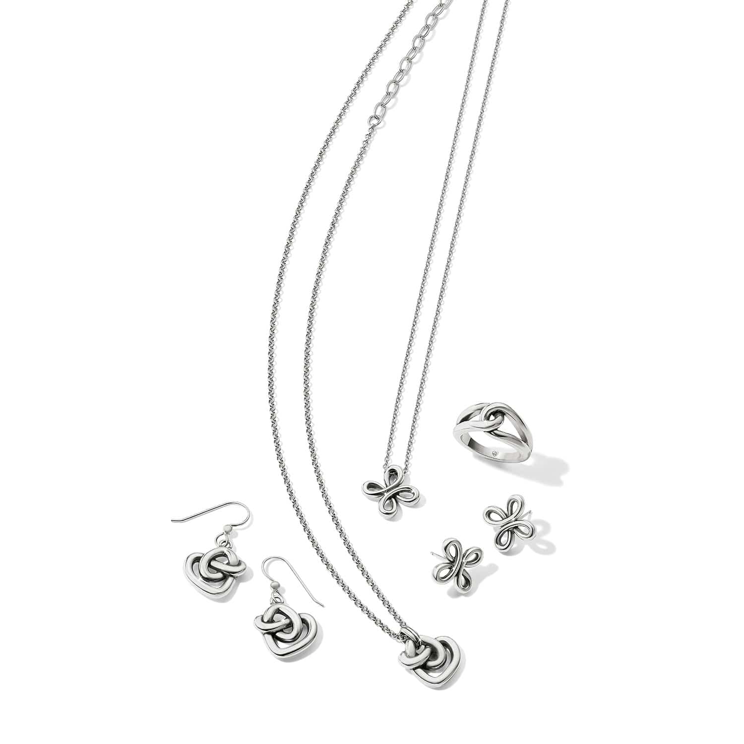 Interlok Curve Heart Necklace - Image 3
