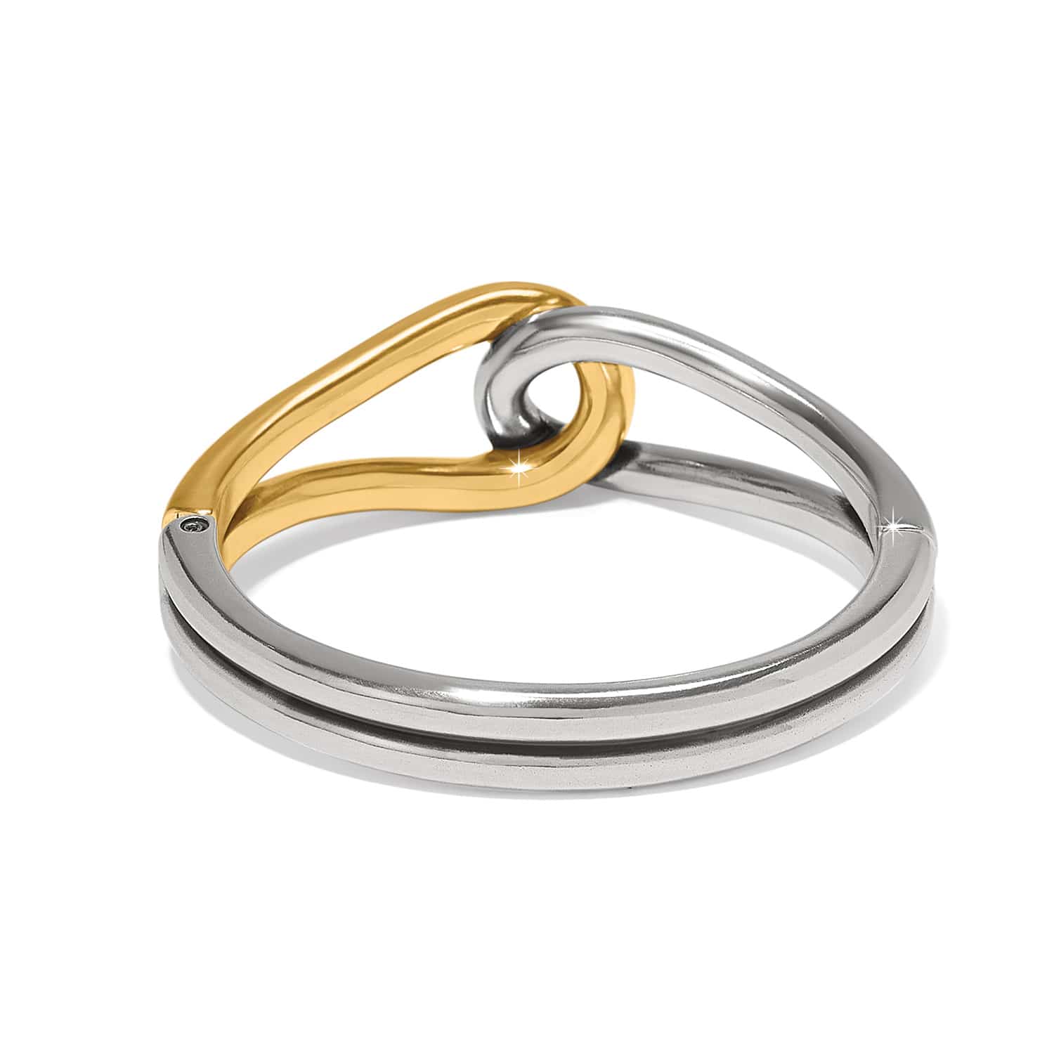 Interlok Curve Two Tone Hinge Bangle - Image 2