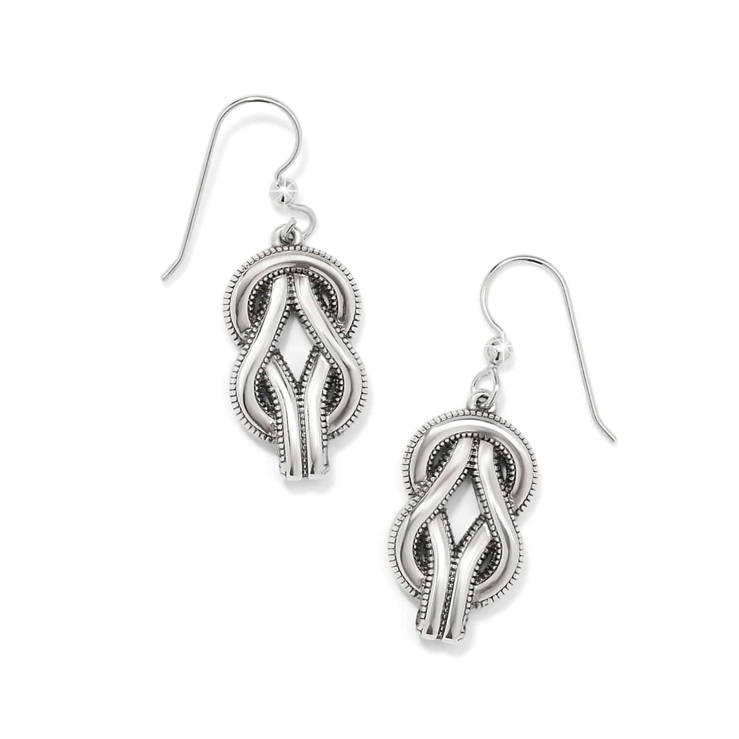 Interlok Harmony Black French Wire Earrings - Image 2
