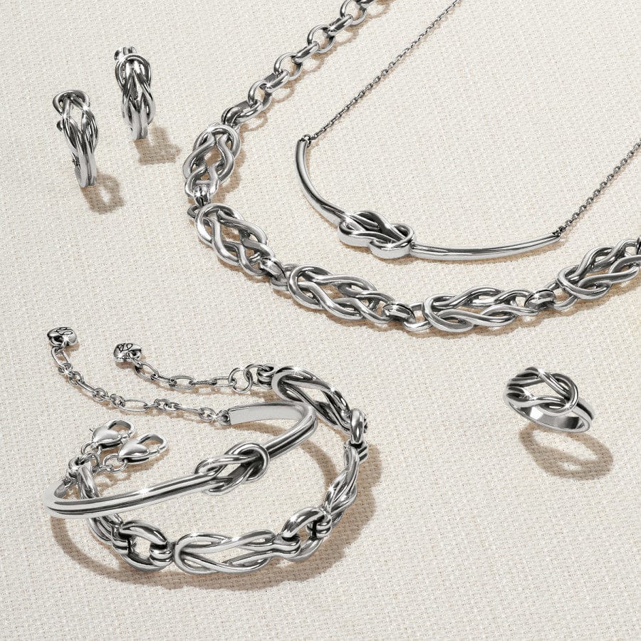 Interlok Harmony Hoop Earrings - Image 2