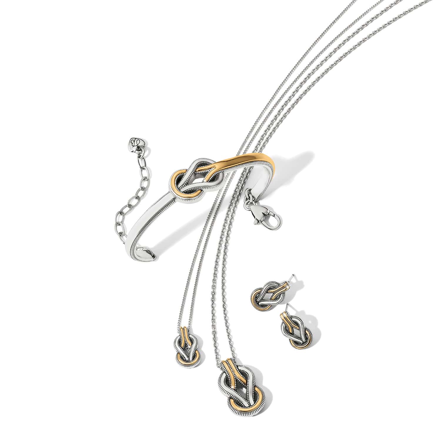 Interlok Harmony Two Tone Petite Necklace - Image 4