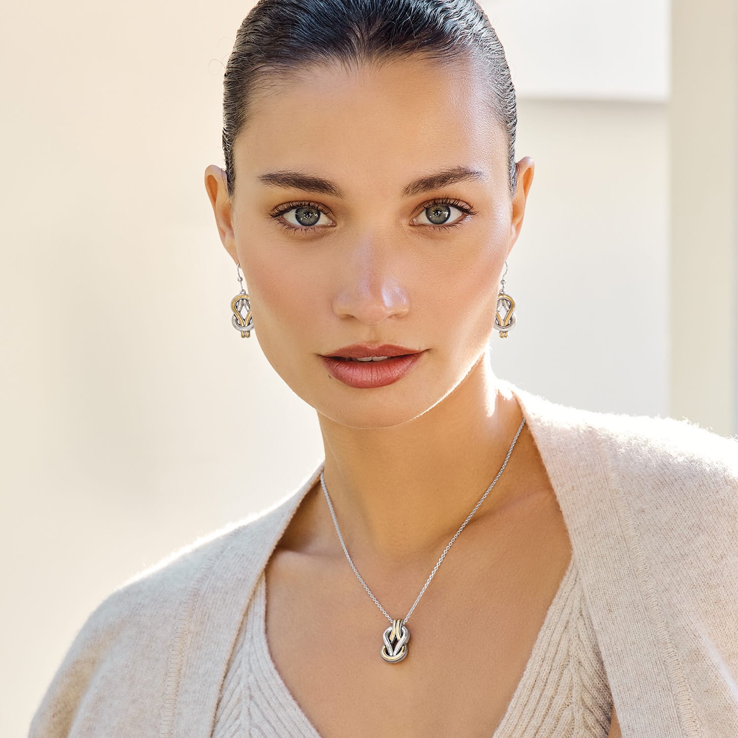 Interlok Harmony Two Tone Petite Necklace - Image 6