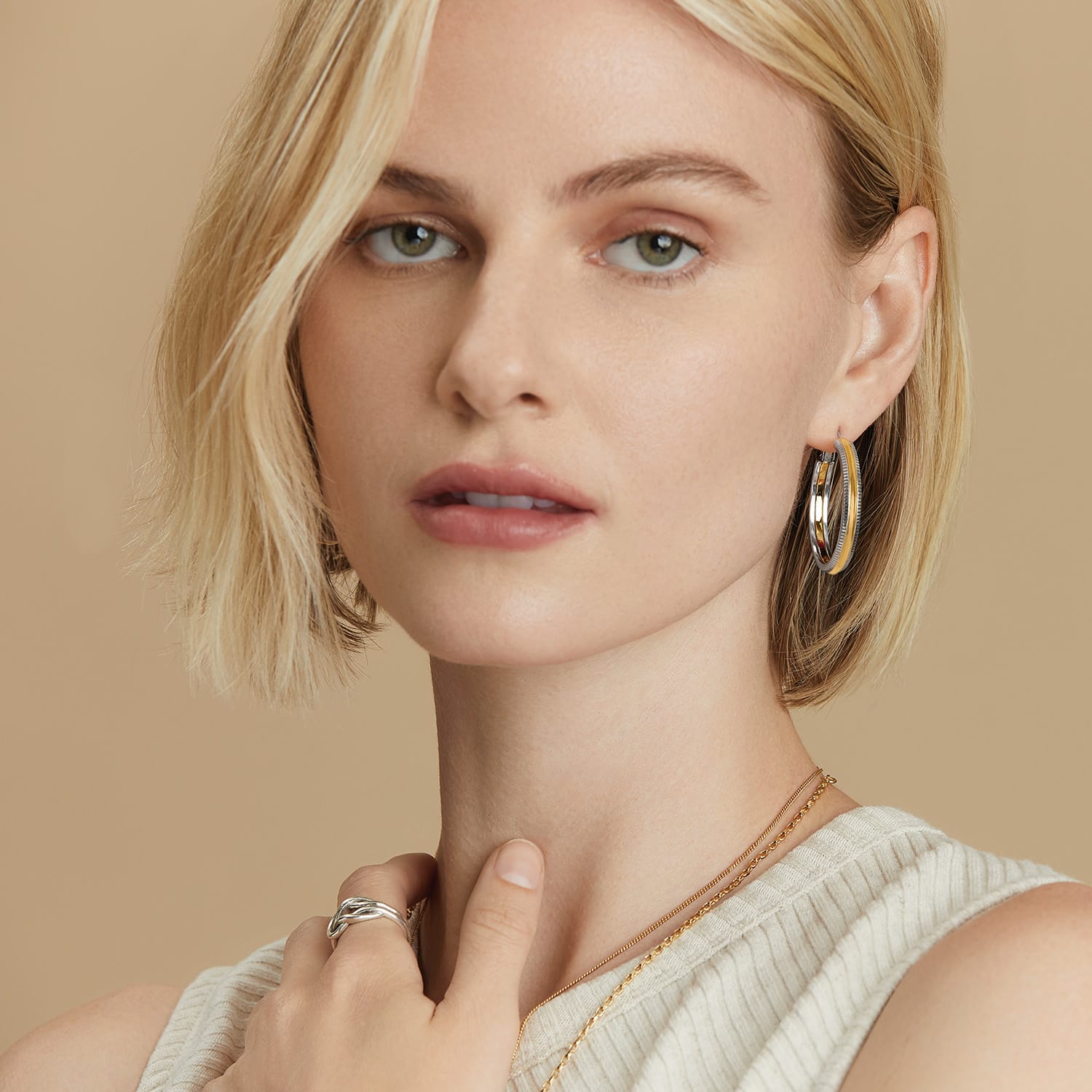 Interlok Heirloom Hoop Earrings - Image 2