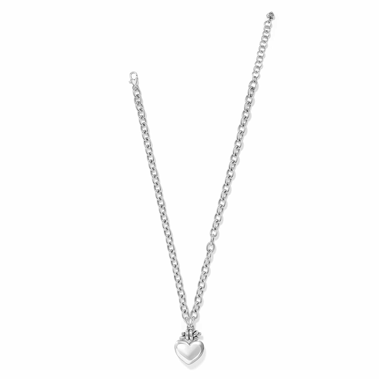Interlok Love Knot Large Heart Necklace - Image 2