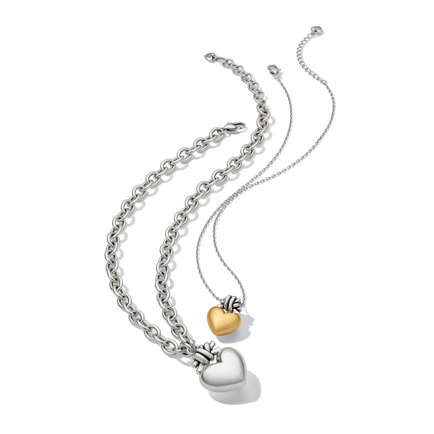 Interlok Love Knot Large Heart Necklace - Image 3