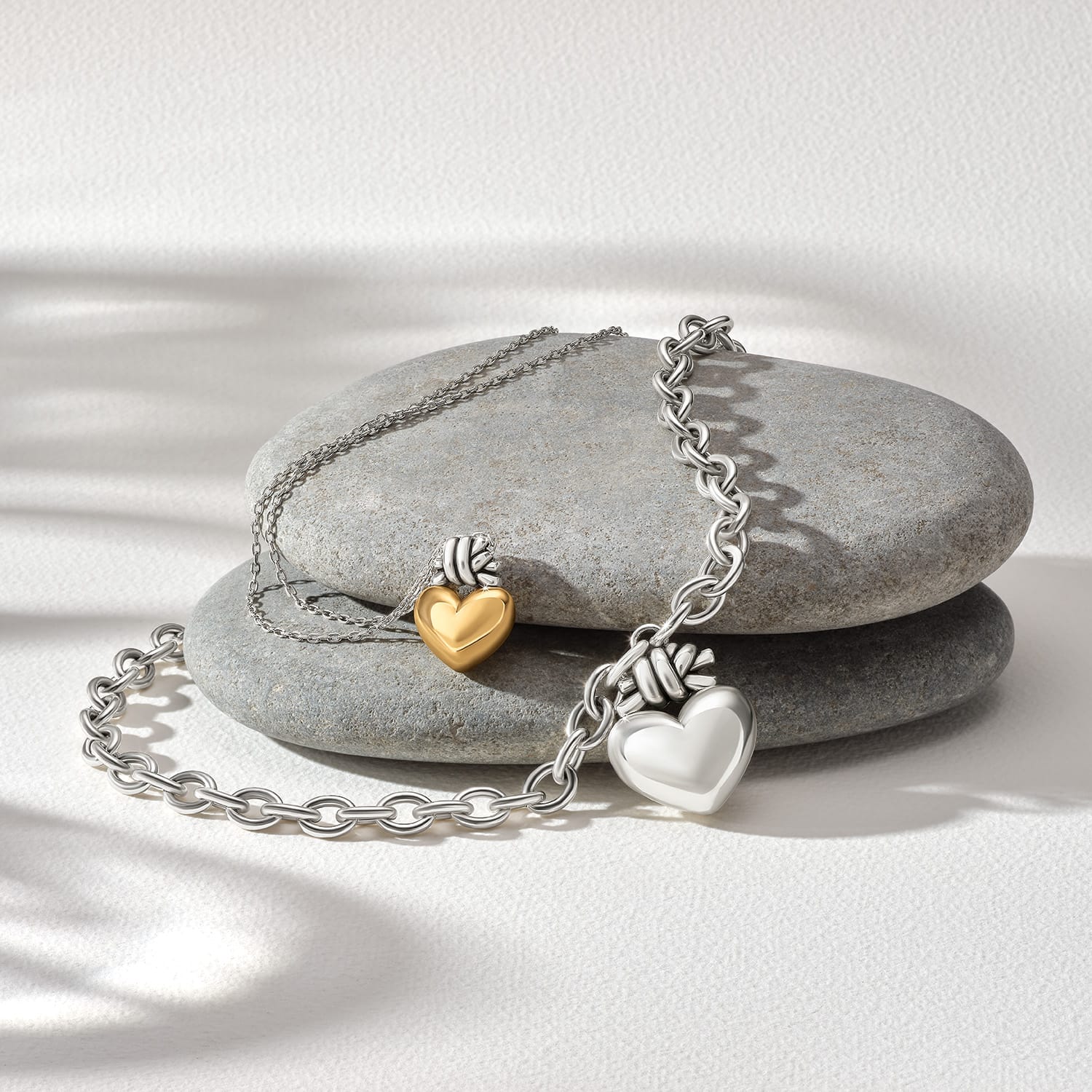 Interlok Love Knot Large Heart Necklace - Image 4