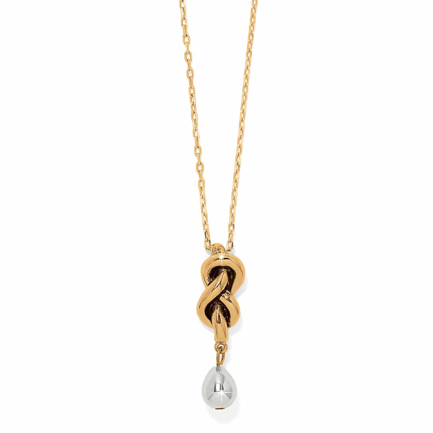 Interlok Single Knot Drop Necklace - Image 3