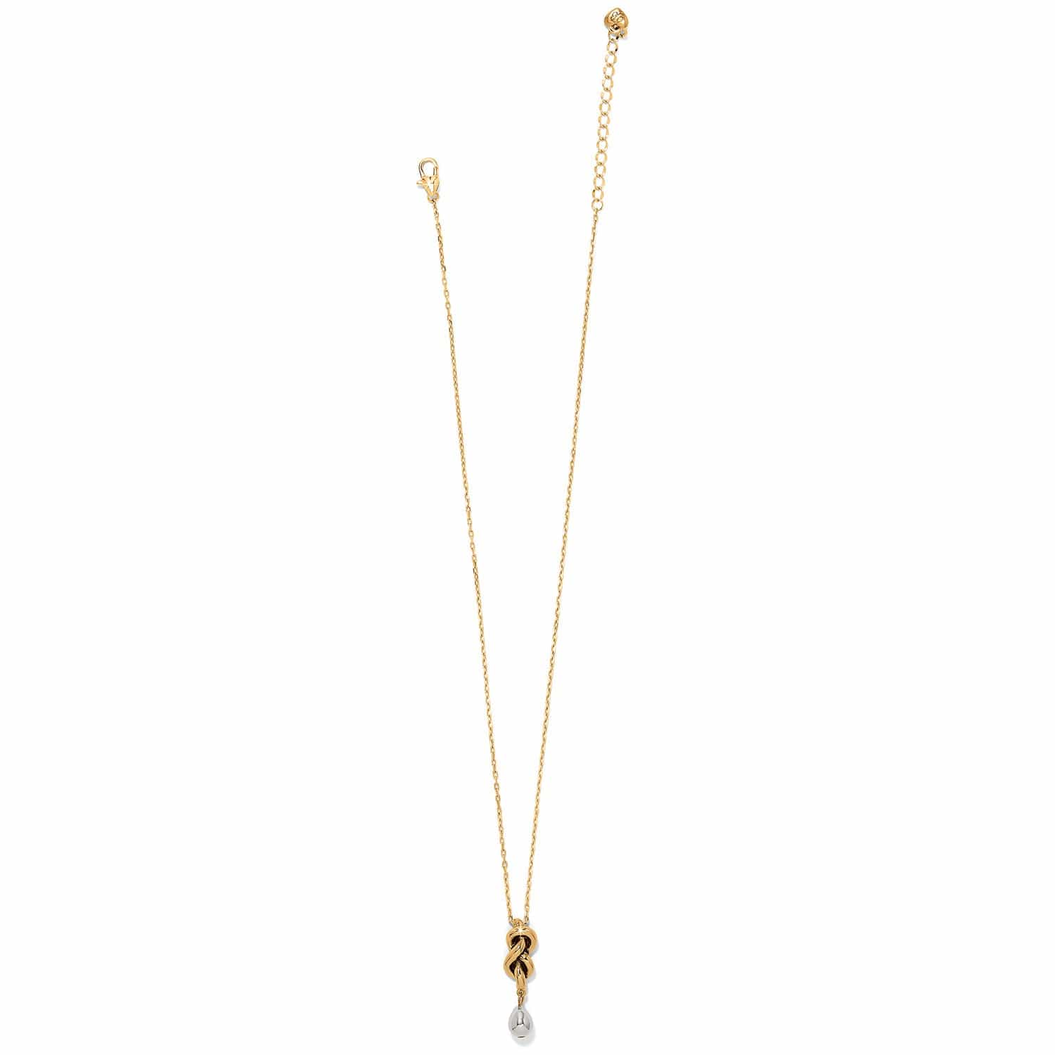 Interlok Single Knot Drop Necklace - Image 4