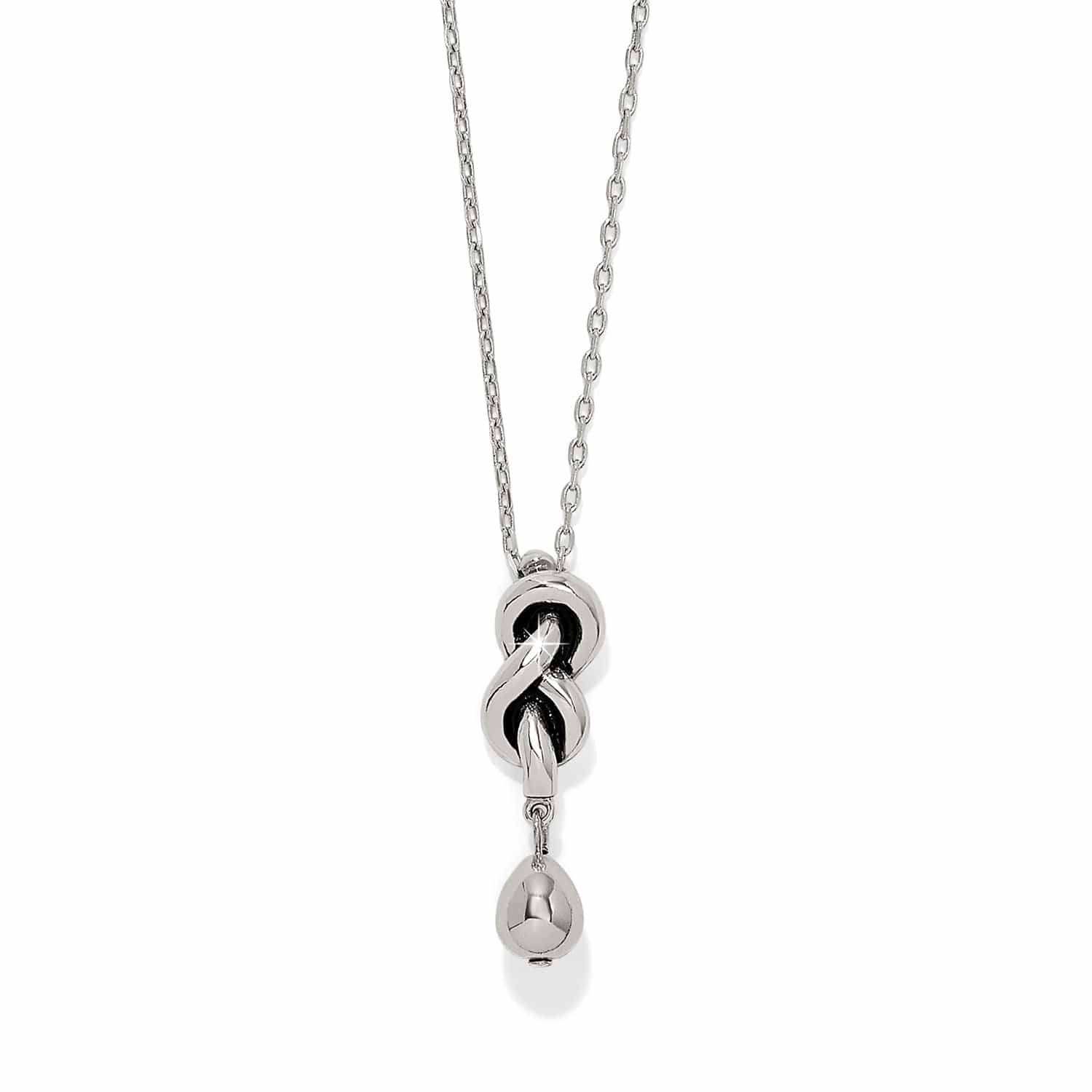Interlok Single Knot Drop Necklace