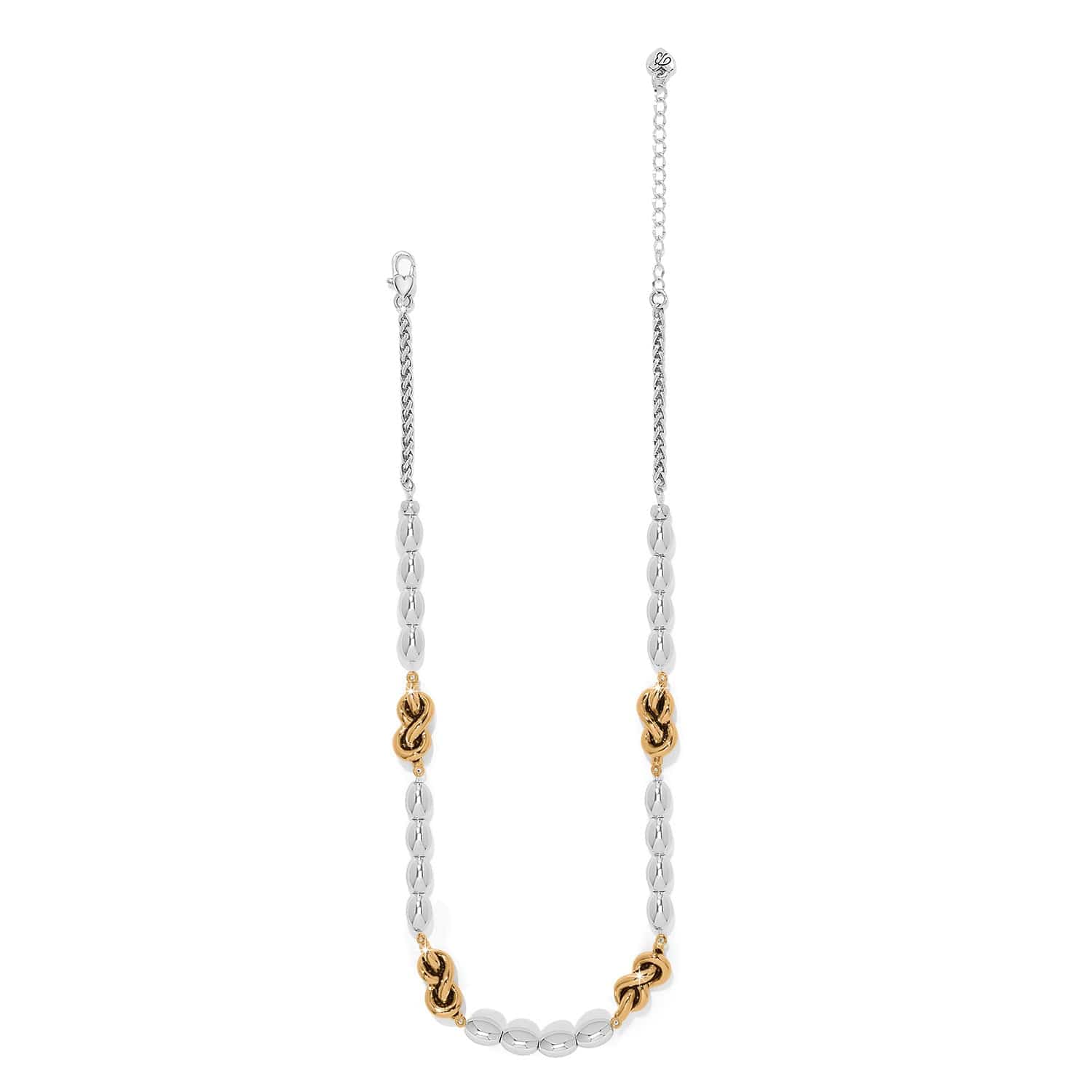 Interlok Single Knot Drops Collar Necklace - Image 2