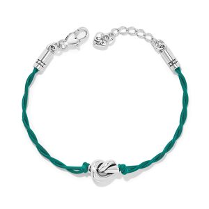 Interlok Single Knot Leather Bracelet