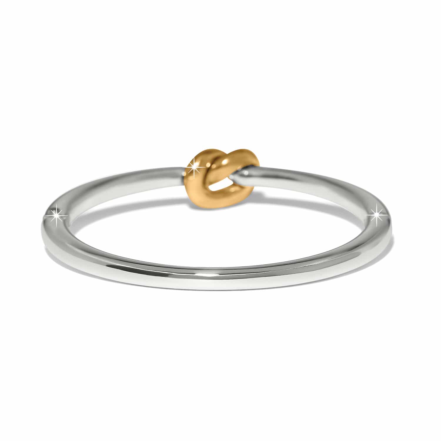 Interlok Single Knot Two Tone Hinged Bangle - Image 2