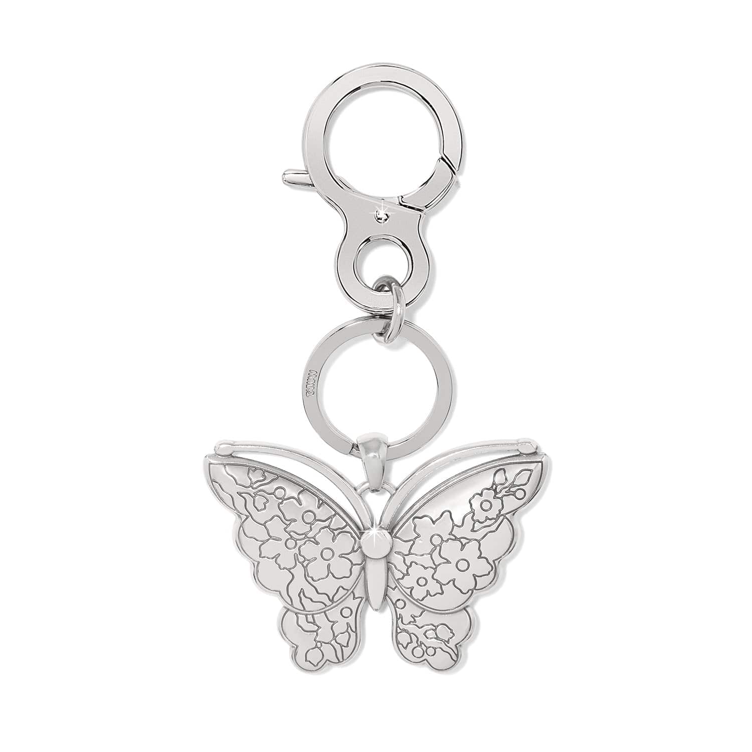 Kyoto In Bloom Indigo Butterfly Handbag Fob - Image 2