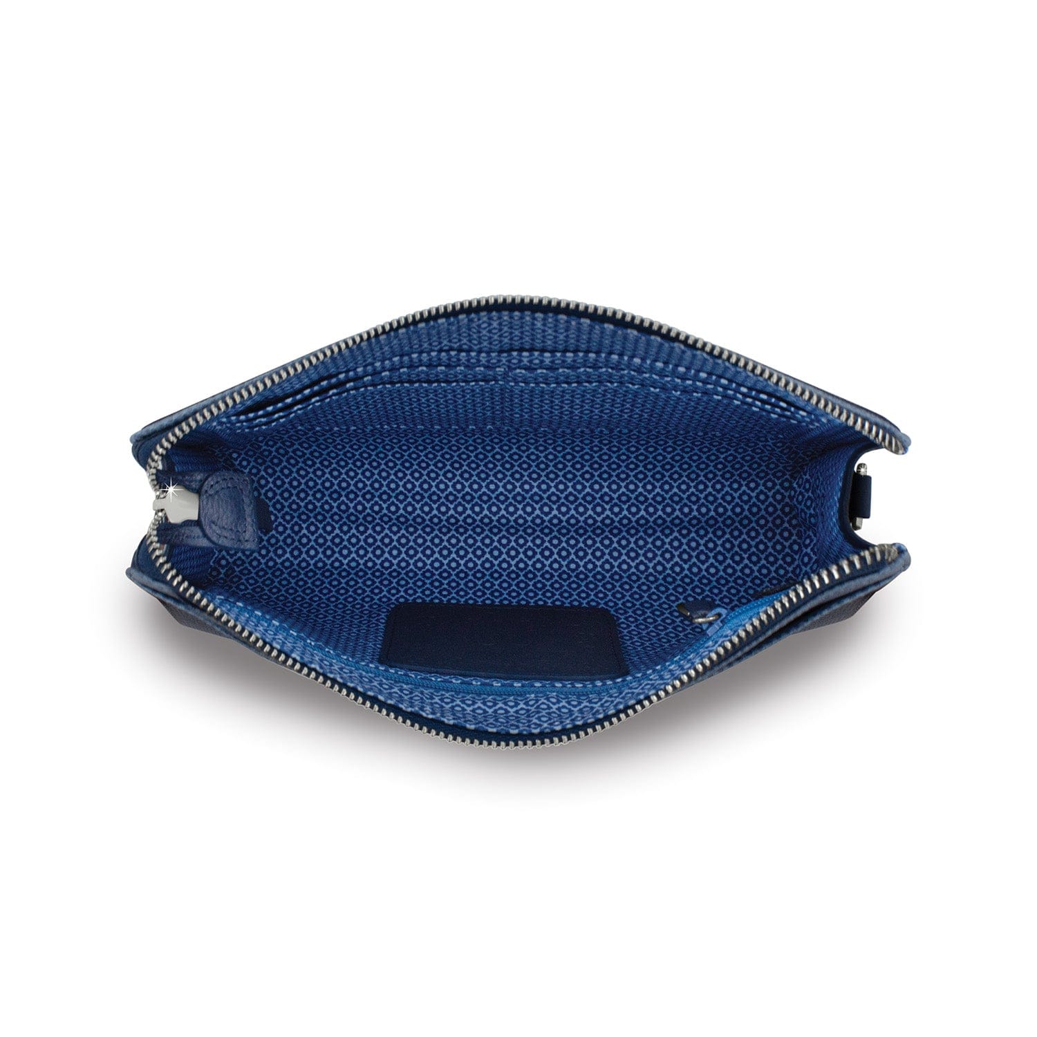 Kyoto In Bloom Indigo Embroidered Pouch - Image 2