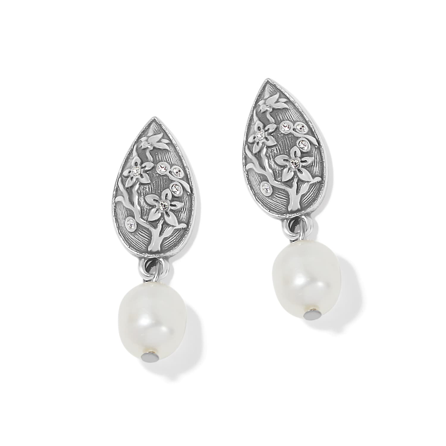 Kyoto In Bloom Pearl Post Drop Earrings - Image 2