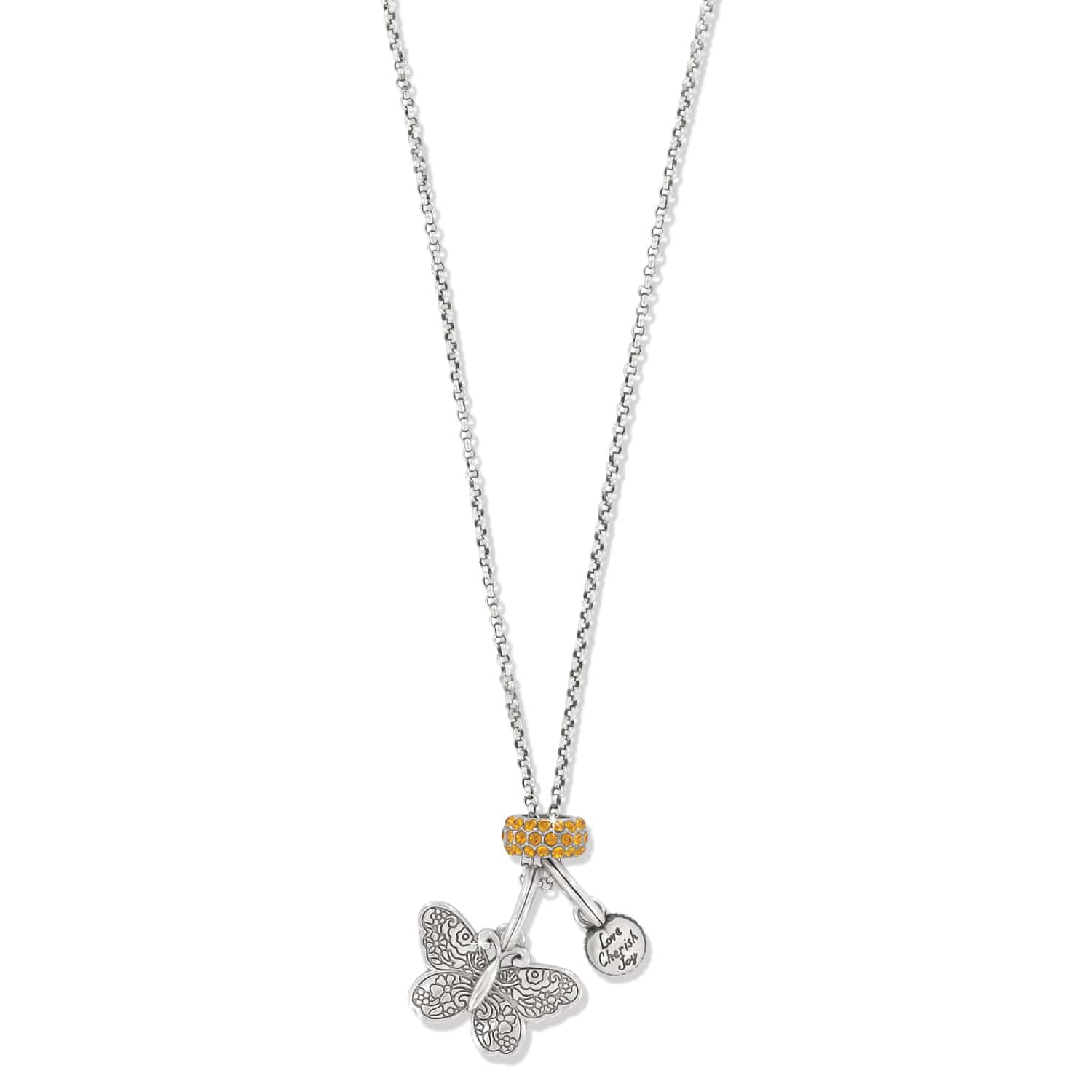 La Farfalla Butterfly Charm Necklace - Image 2