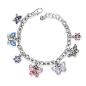 La Tulipe Butterfly Charm Bracelet