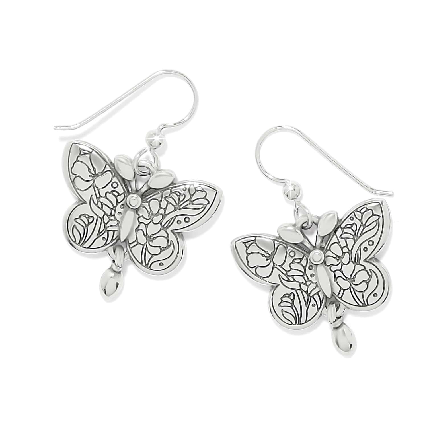 La Tulipe Butterfly French Wire Earrings - Image 2
