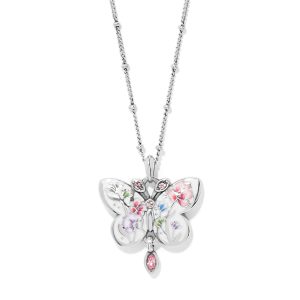 La Tulipe Butterfly Short Necklace