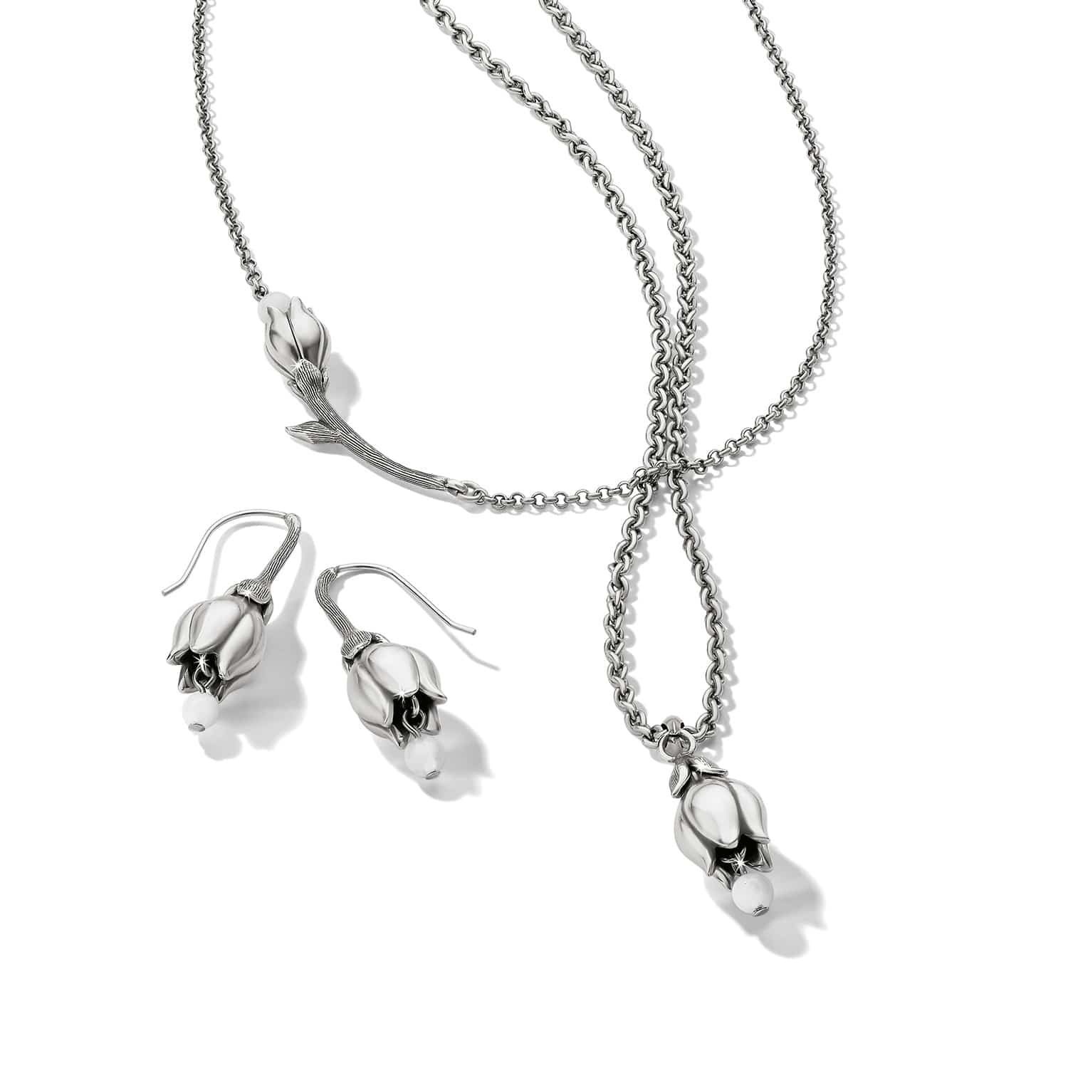La Tulipe Petal French Wire Earrings - Image 3