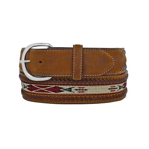 Laced Edge Horse Hair Ribbon Belt