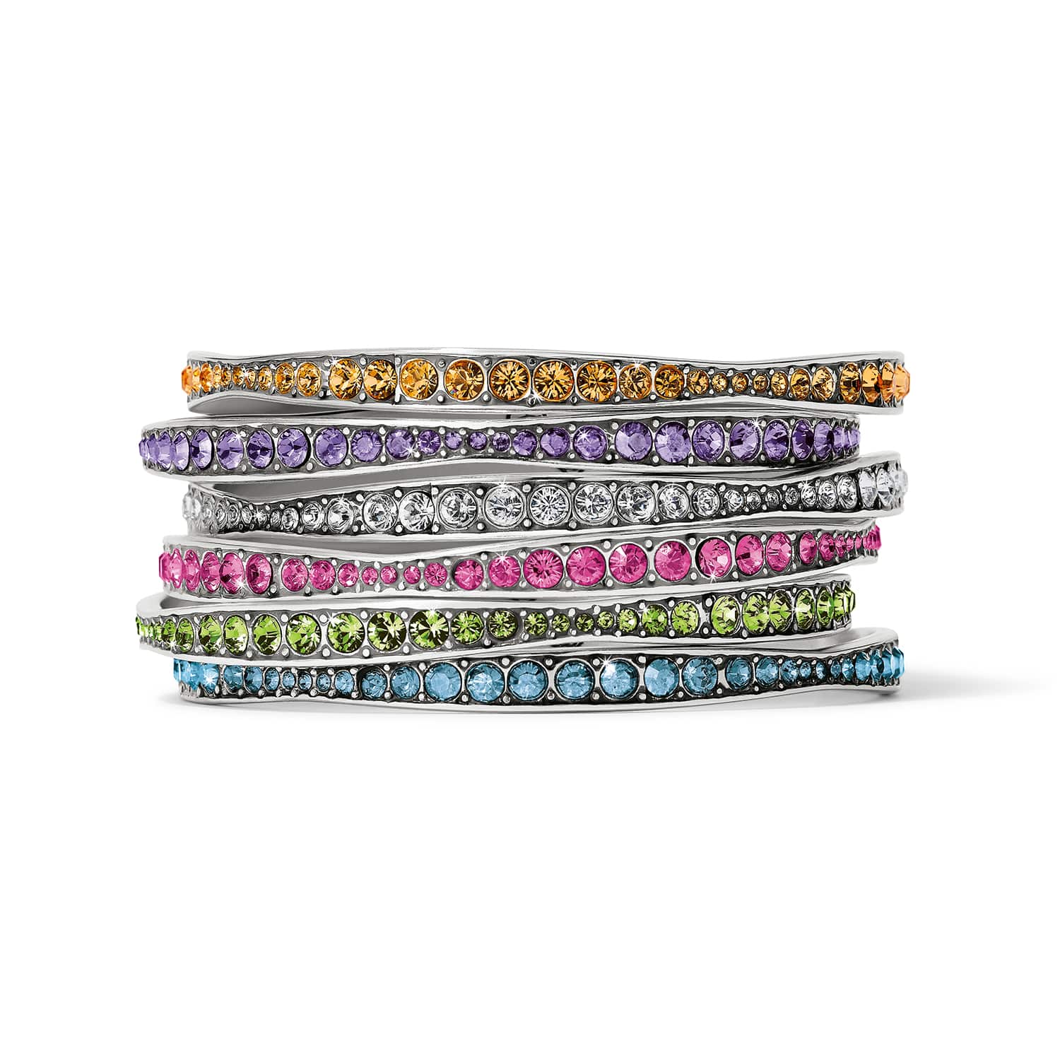 Light Hearted Crystal Bangle - Image 8