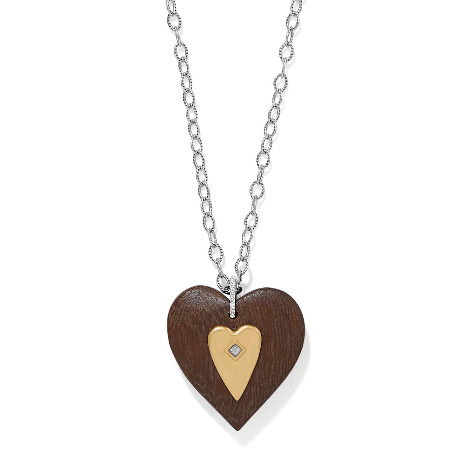 Love Message B Love Wood Necklace - Image 2