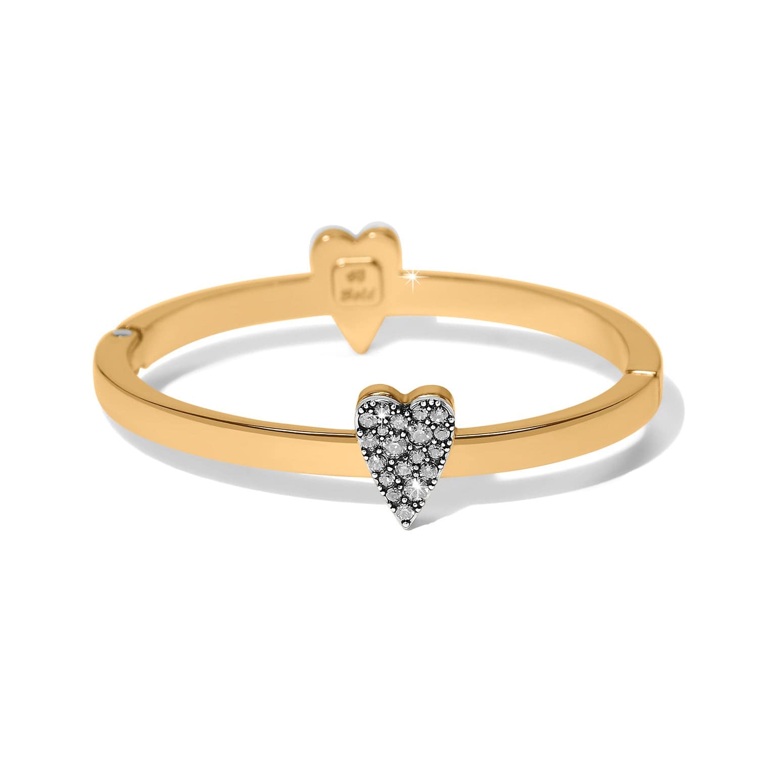 Love Messages B Bold Hinged Bangle - Image 2