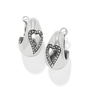 Love Messages B Simple Hoop Earrings