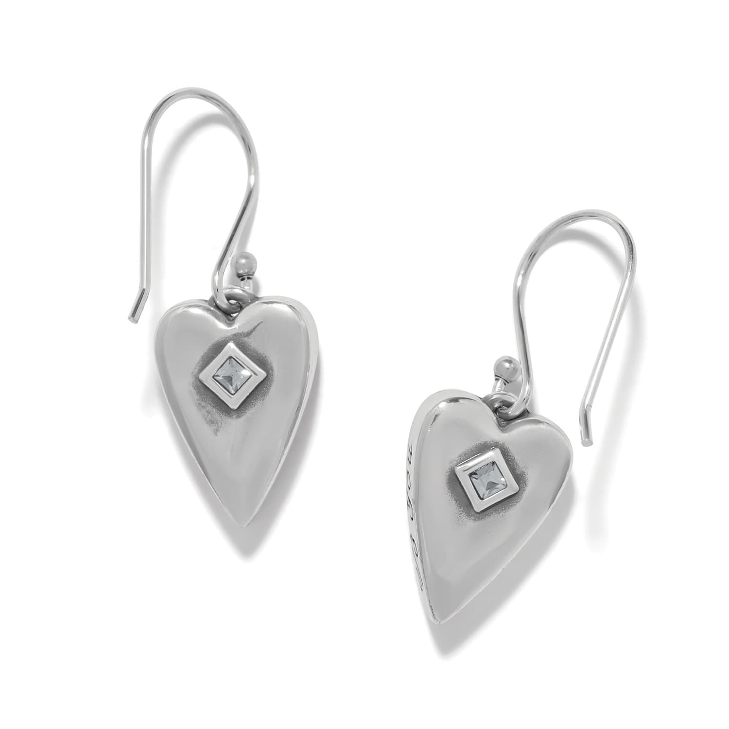 Love Messages B You Blue French Wire Earrings - Image 2