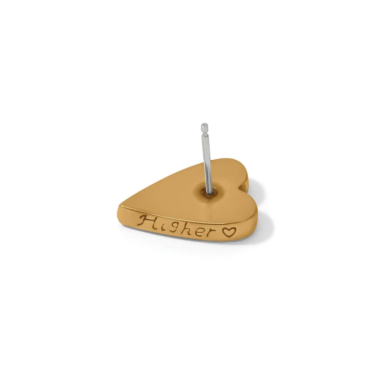 Love Messages Higher Love Heart Post Earrings - Image 2