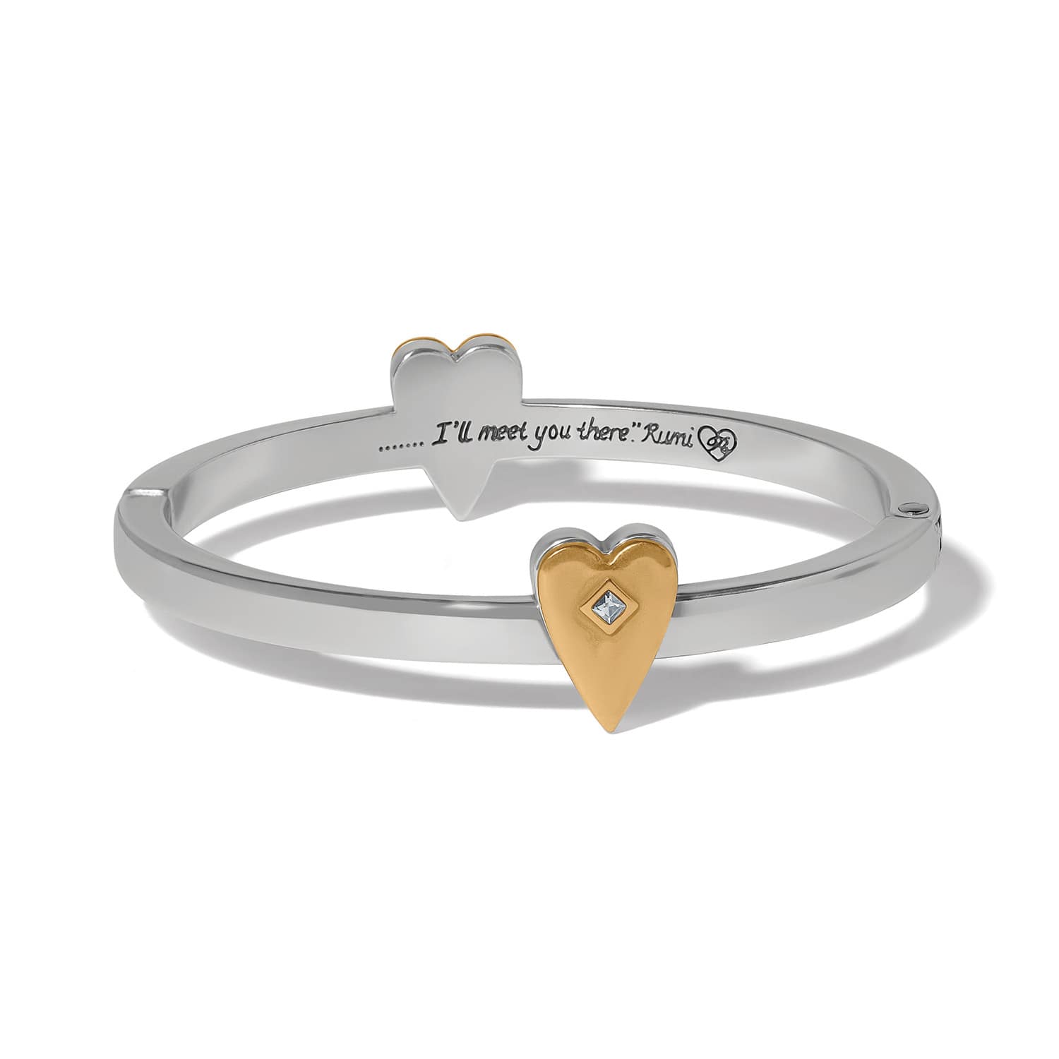 Love Messages Higher Love Hinged Bangle - Image 2