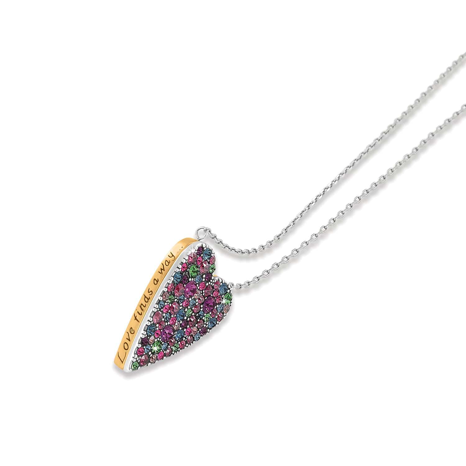 Love Messages Love Finds A Way Reversible Necklace - Image 4