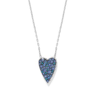 Love Messages Love Knows Blue Necklace