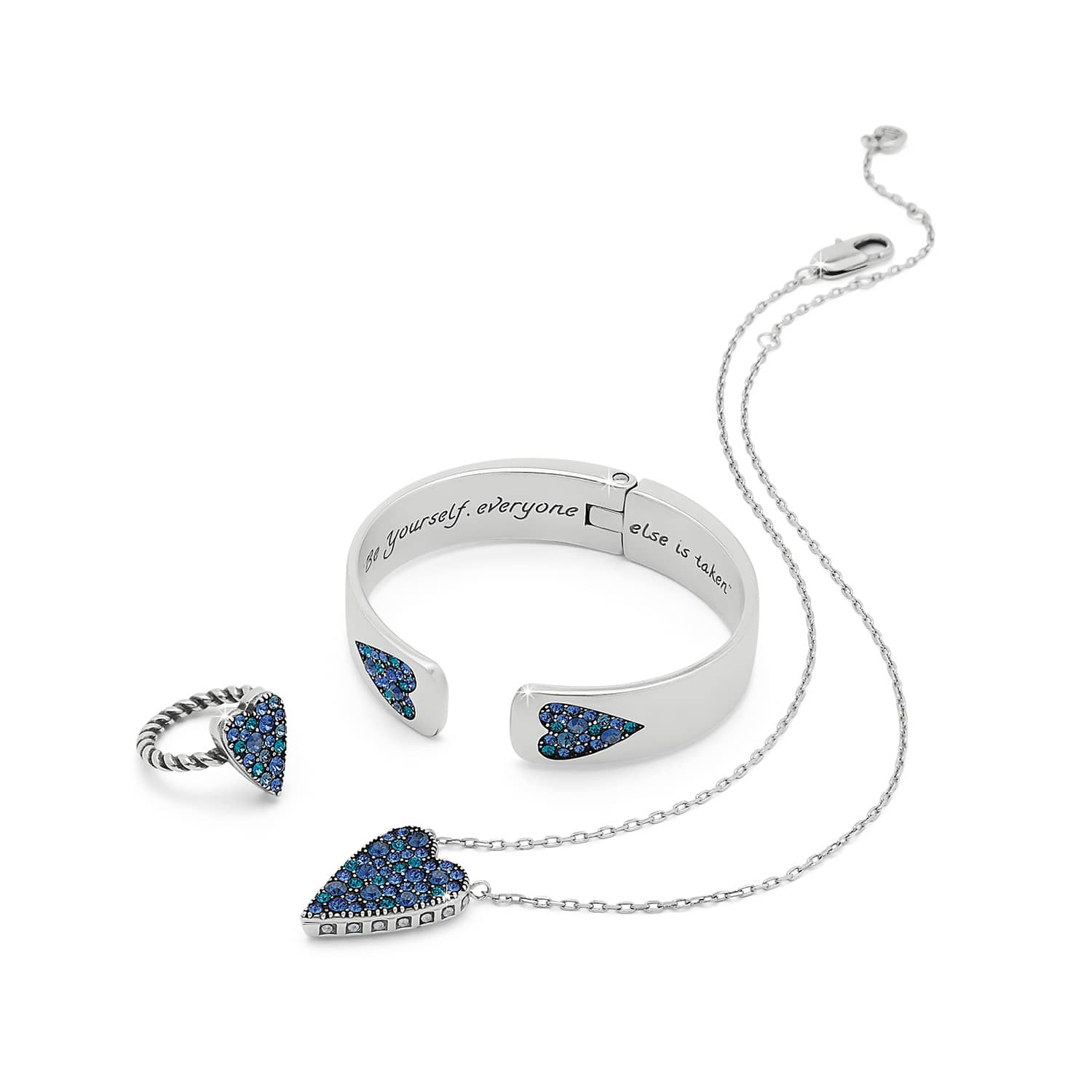 Love Messages Love Knows Blue Necklace - Image 4