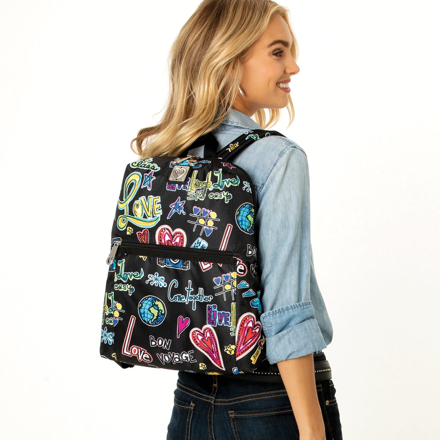 Love Scribble Happy Trails Backpack - Image 4