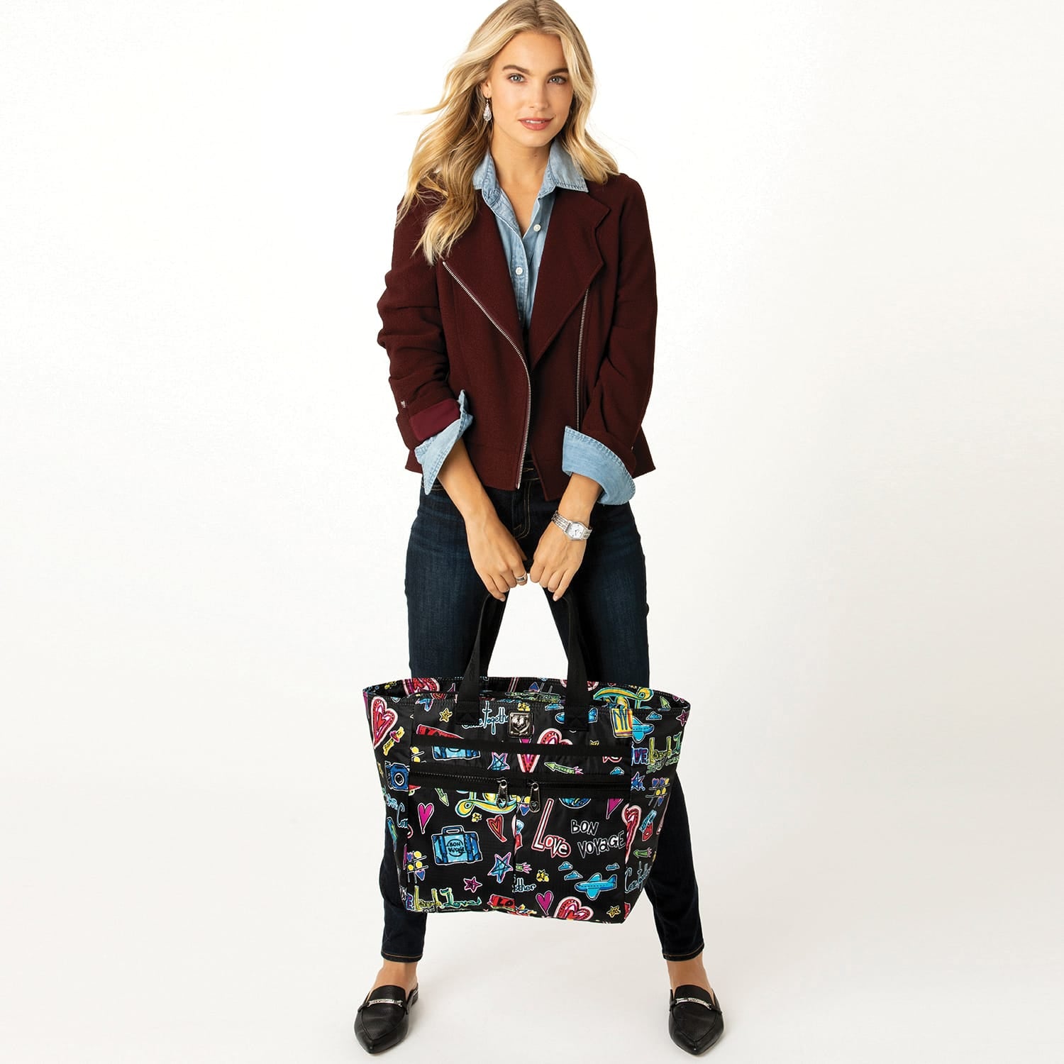Love Scribble Lock It Super Tote - Image 4