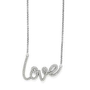 Love Script Sparkle Necklace