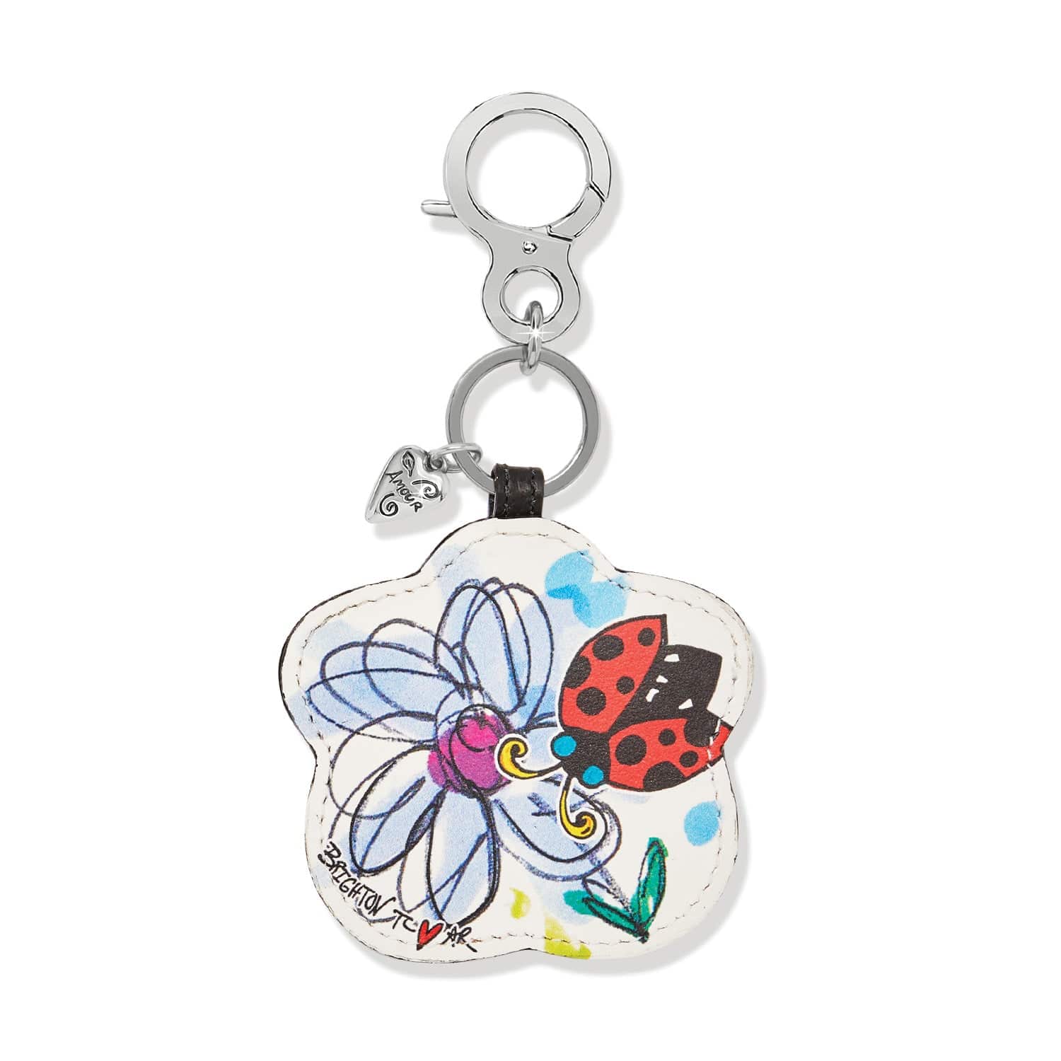 Love Tweet II Flower Handbag Fob - Image 2