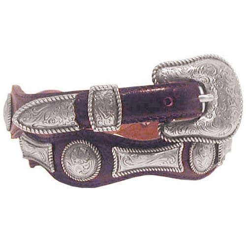 Mahota Ostrich Scallop Belt - Image 2