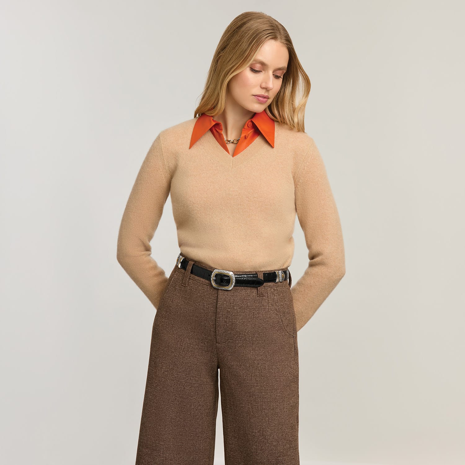 Marcus Two-Tone Reversible Belt - Image 7