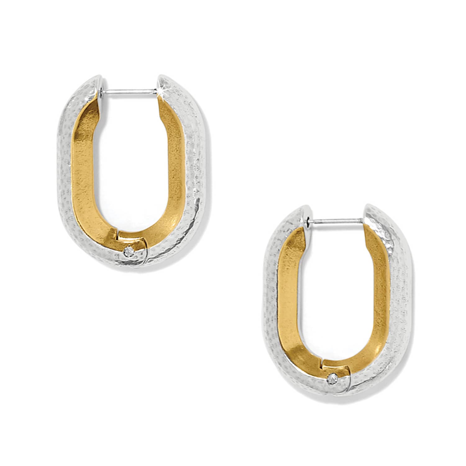 Medici Hinged Hoop Earrings - Image 2