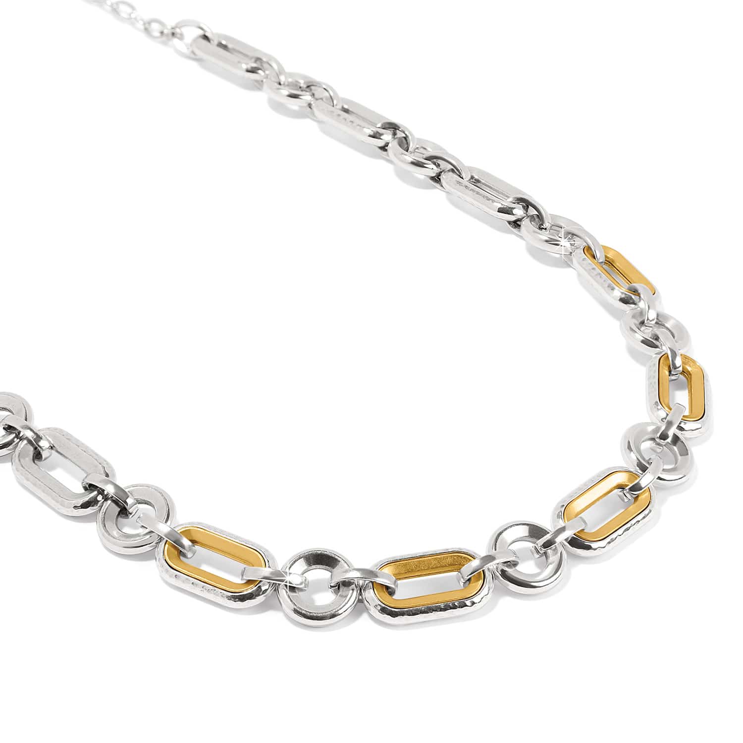 Medici Link Two Tone Necklace - Image 3