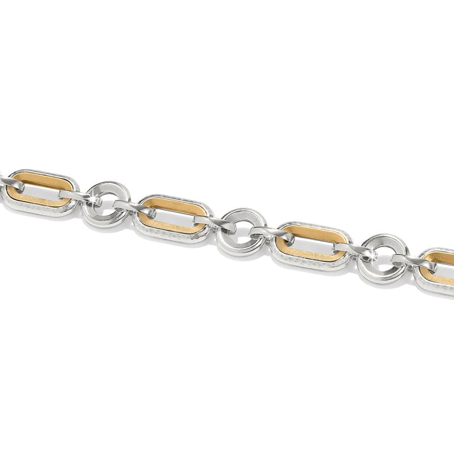 Medici Two Tone Link Bracelet - Image 2