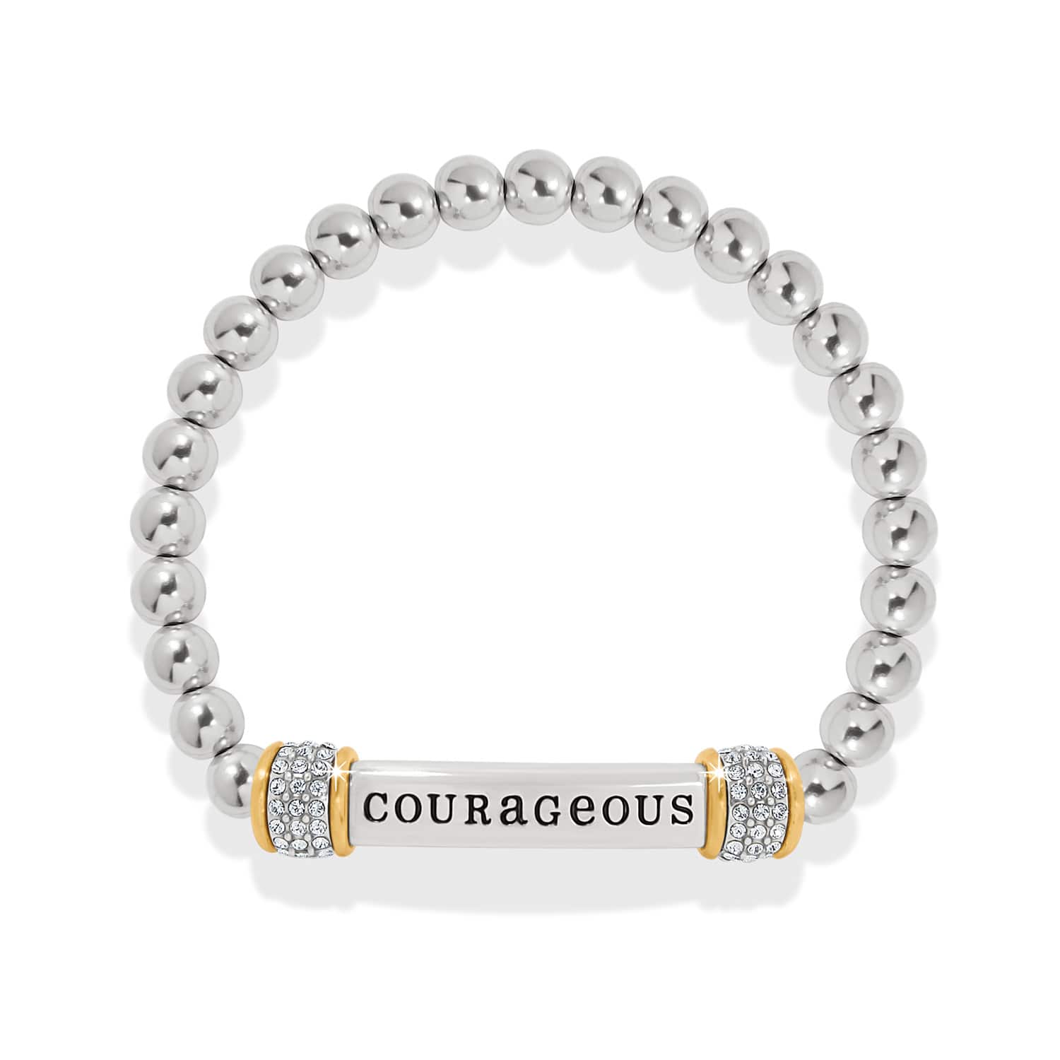 Meridian Courageous Two Tone Stretch Bracelet - Image 2