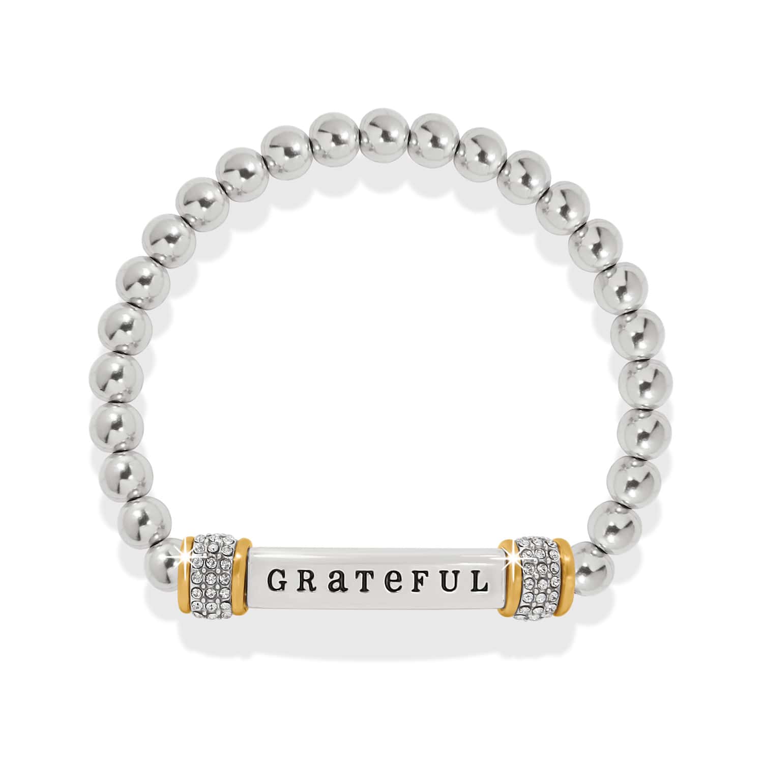 Meridian Grateful Two Tone Stretch Bracelet - Image 2