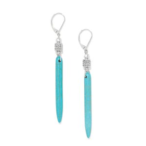 Meridian Petite Drop Leverback Earrings