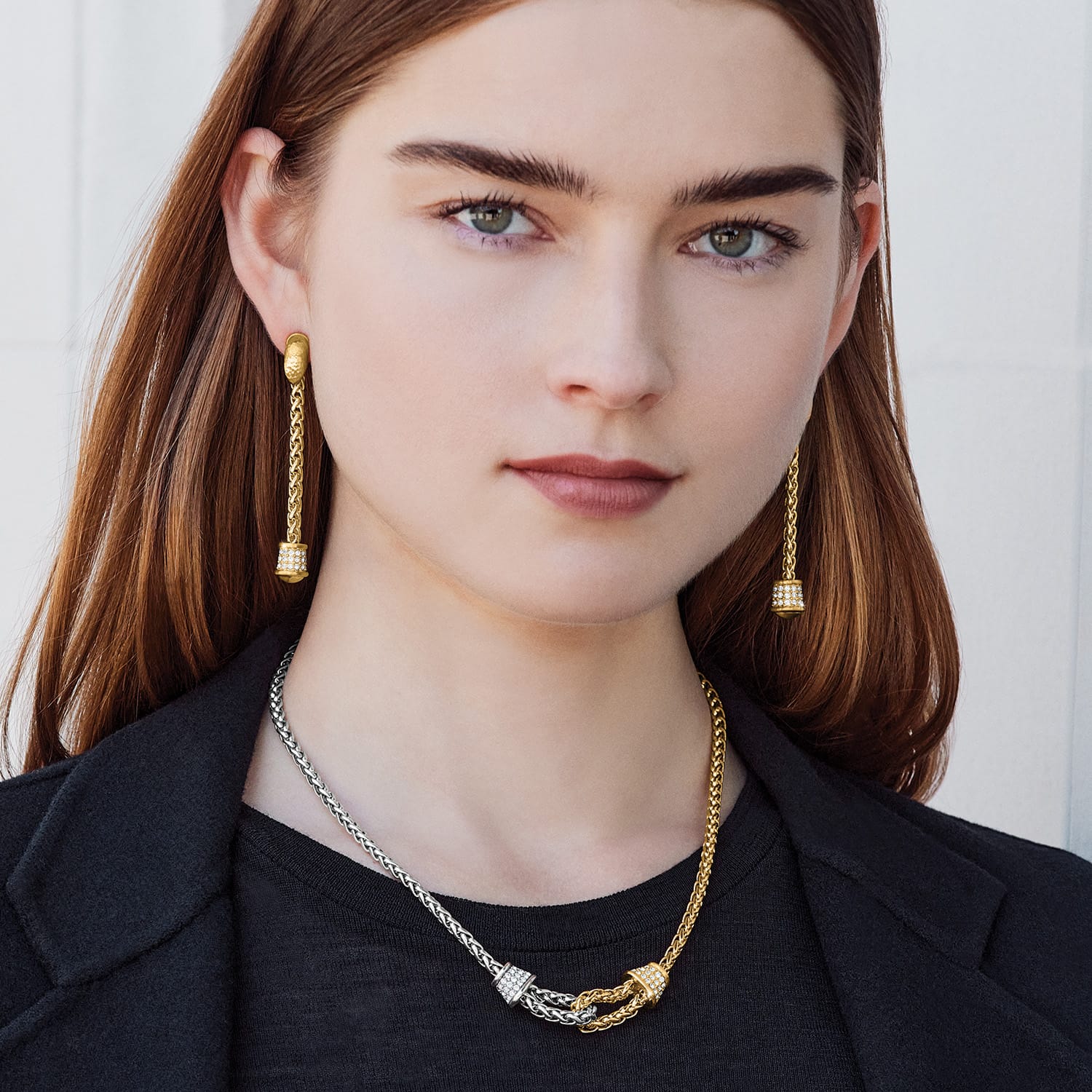 Meridian Ventus Two Tone Short Necklace - Image 3