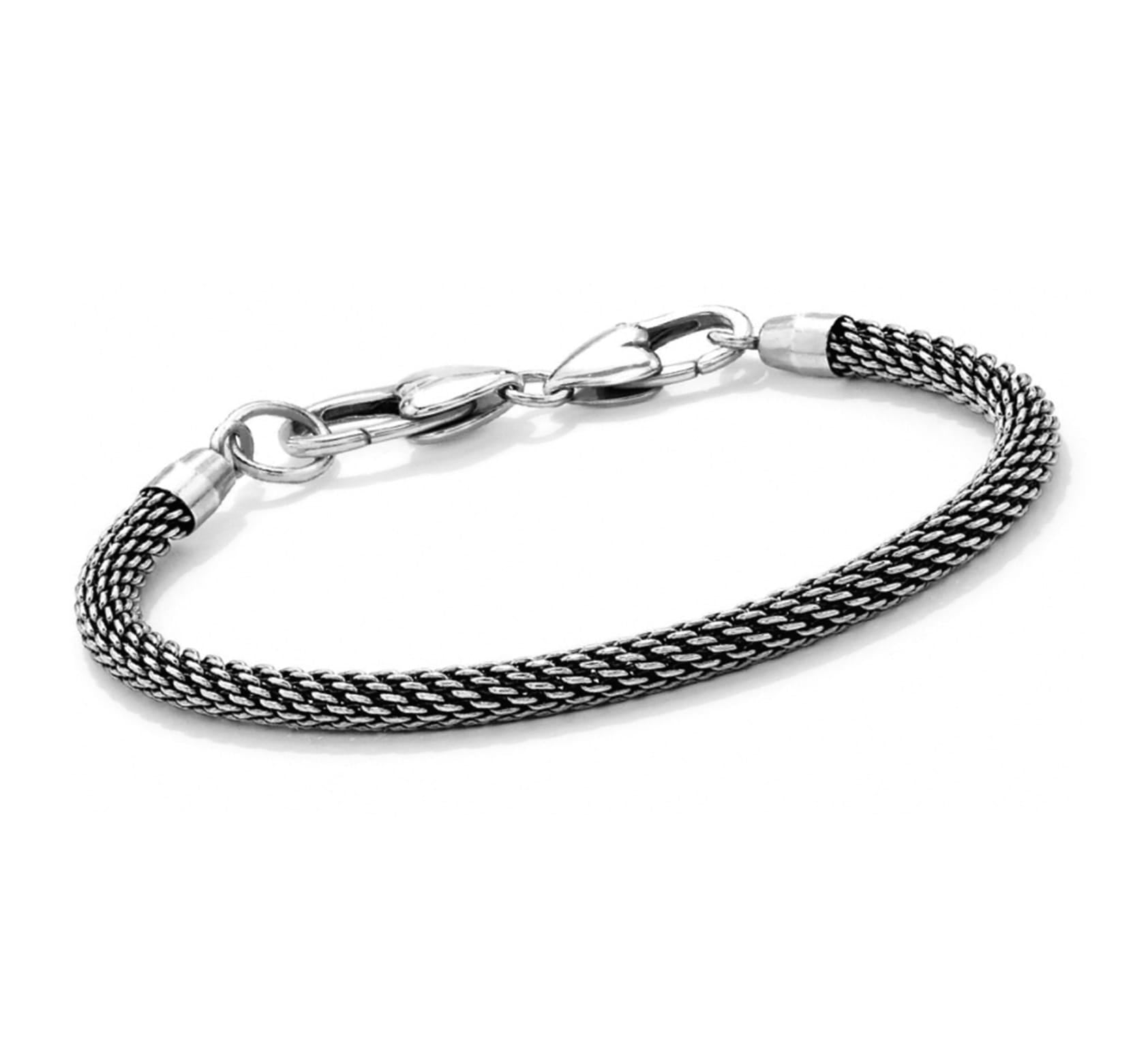 Mixed Metal Heart Charm Bracelet - Image 3