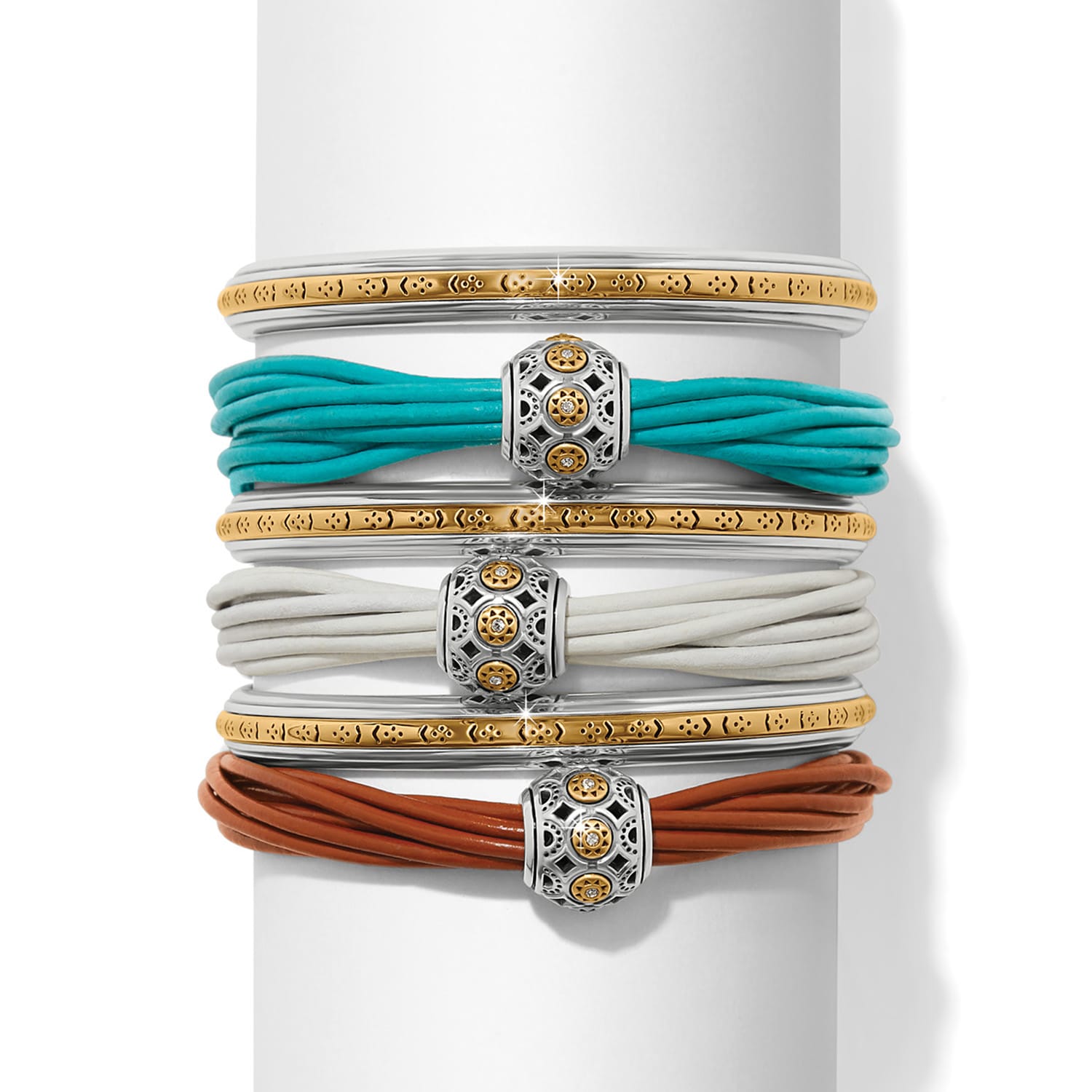 Mosaic Cerrillos Leather Bracelet - Image 9